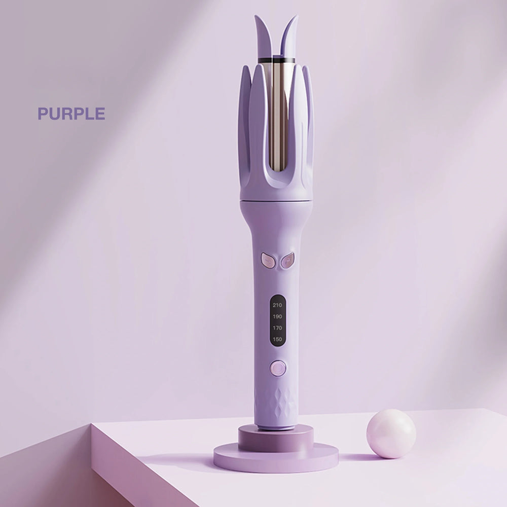 LAMORE Automatic Hair Curler in Purple